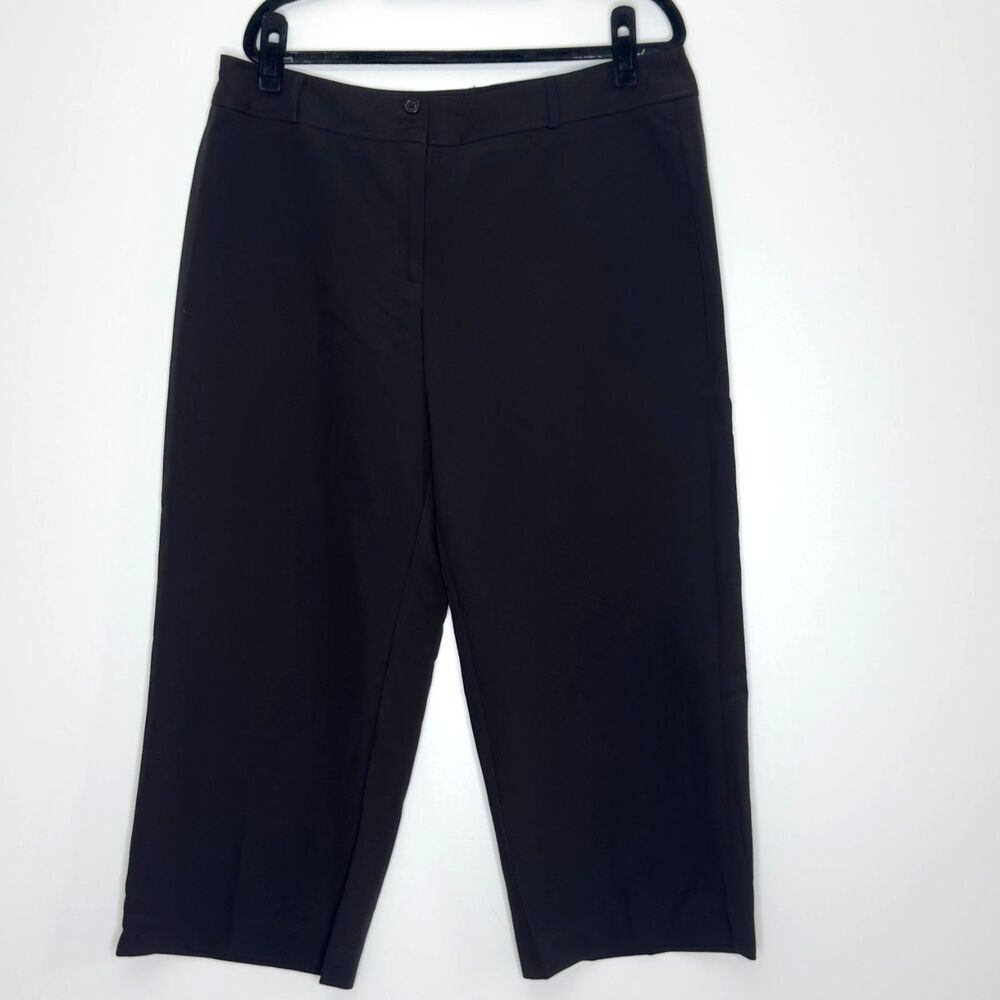 New WHBM White House Black Market High Waist Wide Leg Crop Pant Women's Size 14